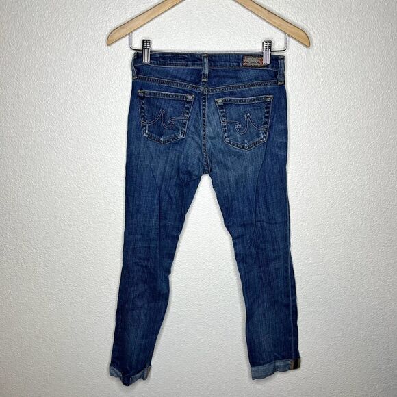 AG Adriano Goldschmied The Premiere Skinny Straight Distressed Jeans Size 25R - Picture 6 of 8